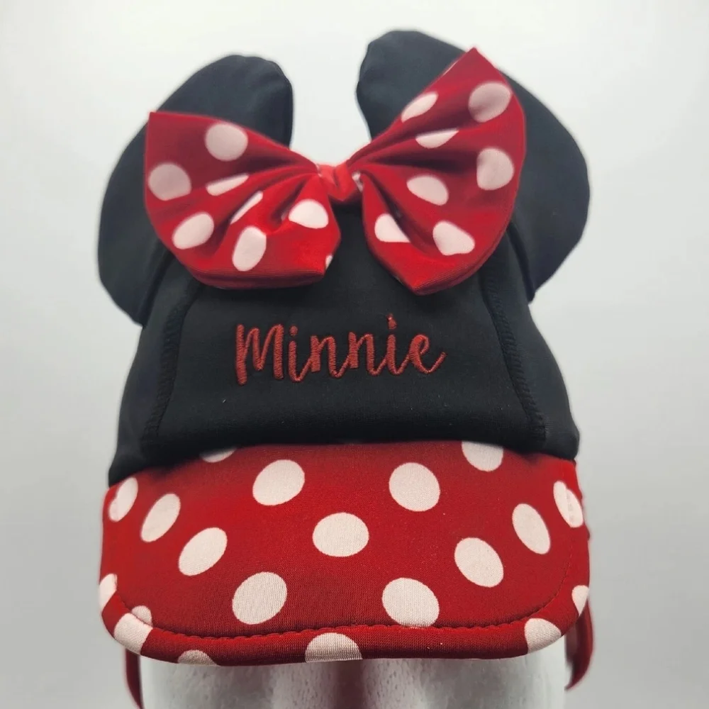 DISNEY MINNIE MOUSE Polka Dot Kids Sun Visor Cap NWOT